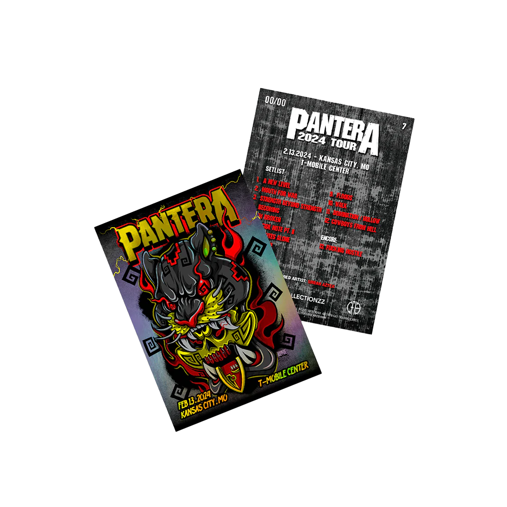 Pantera 2024 Tour Foil Trading Card Set - Image 10
