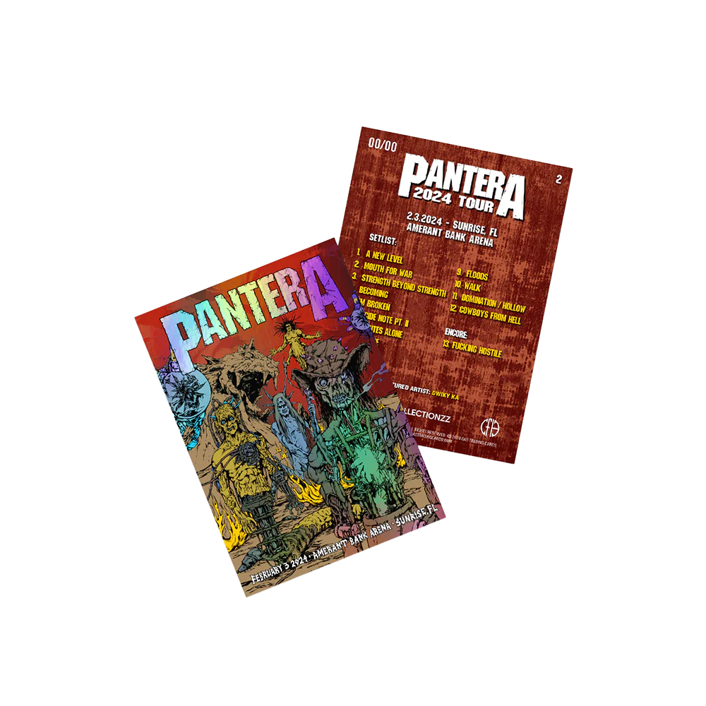 Pantera 2024 Tour Foil Trading Card Set - Image 15