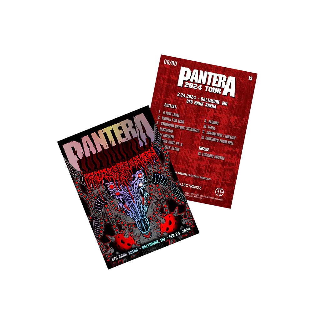 Pantera 2024 Tour Foil Trading Card Set - Image 4