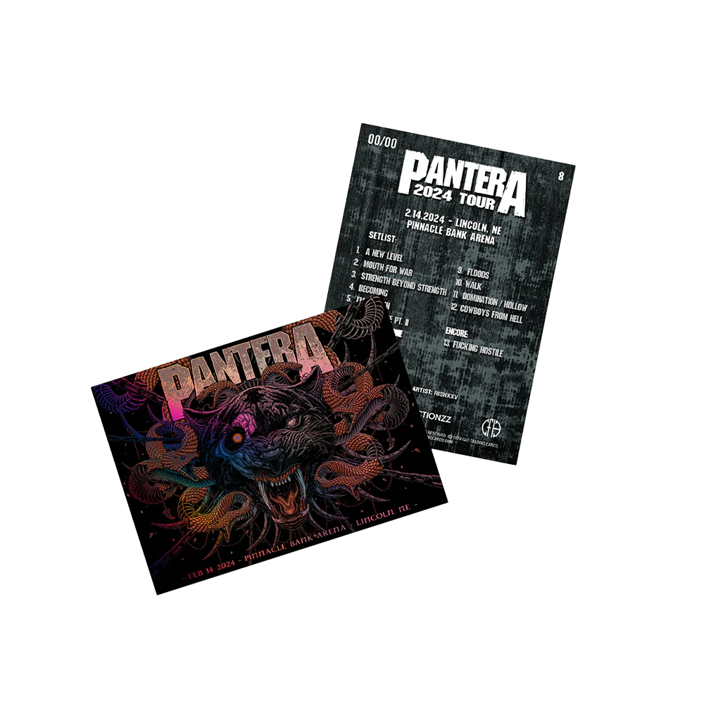 Pantera 2024 Tour Foil Trading Card Set - Image 9