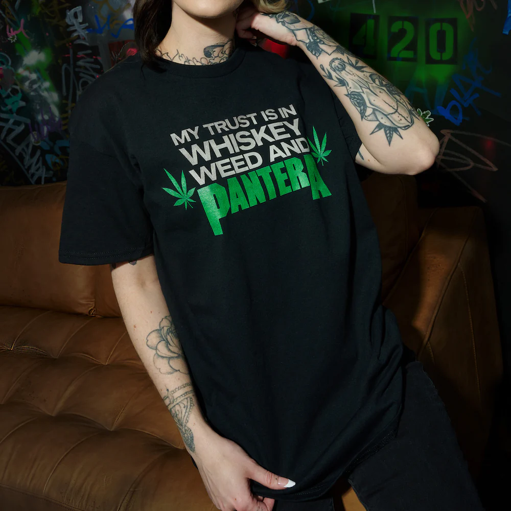 Pantera Whiskey Weed T-Shirt - Image 2